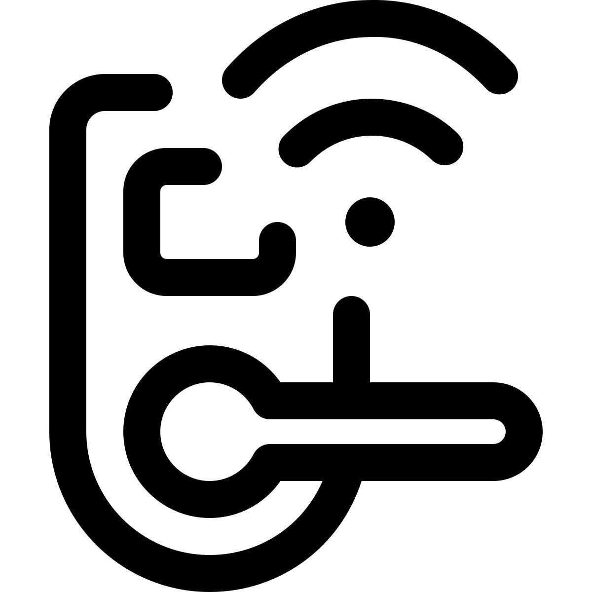 smart lock wi fi icon