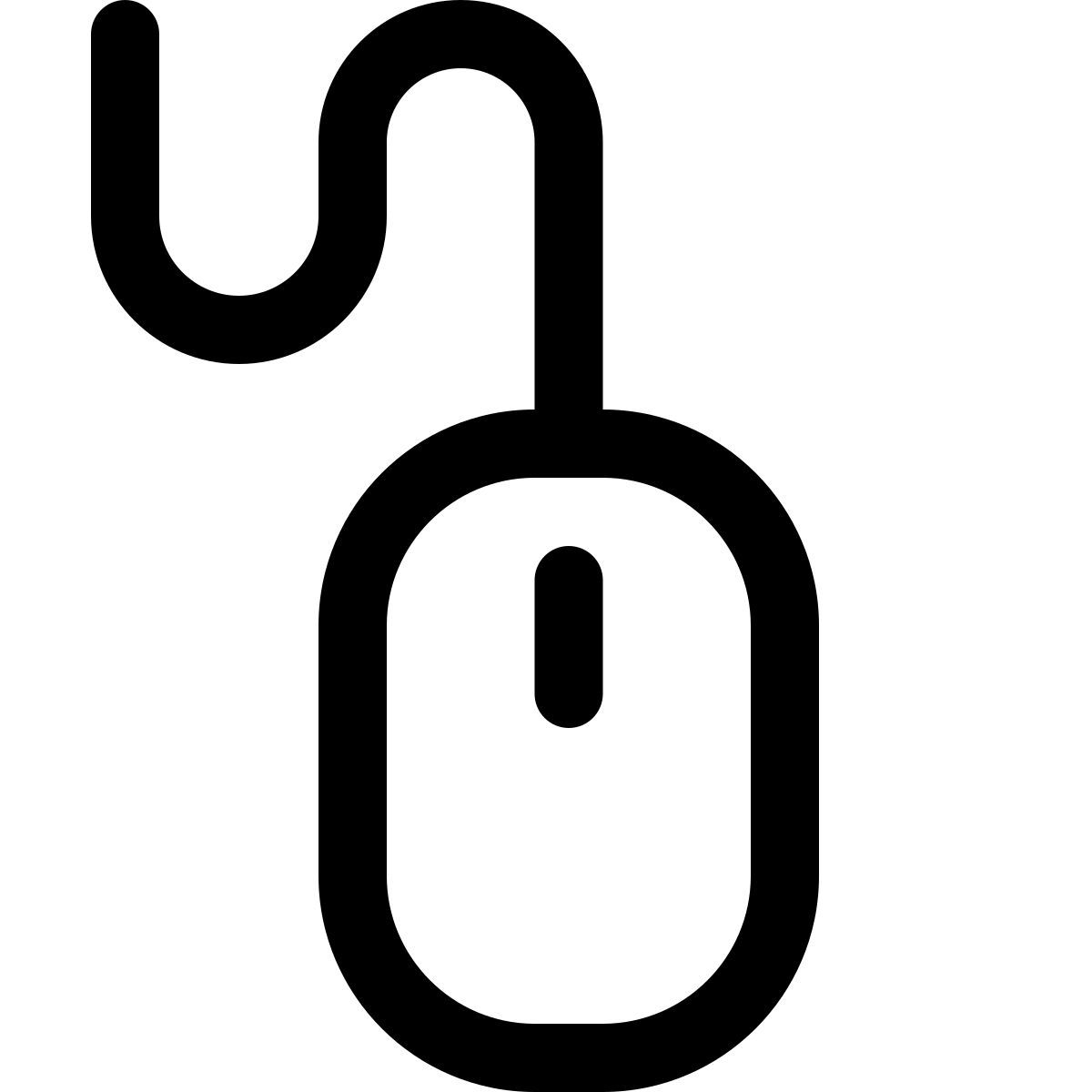 mouse com fio icon