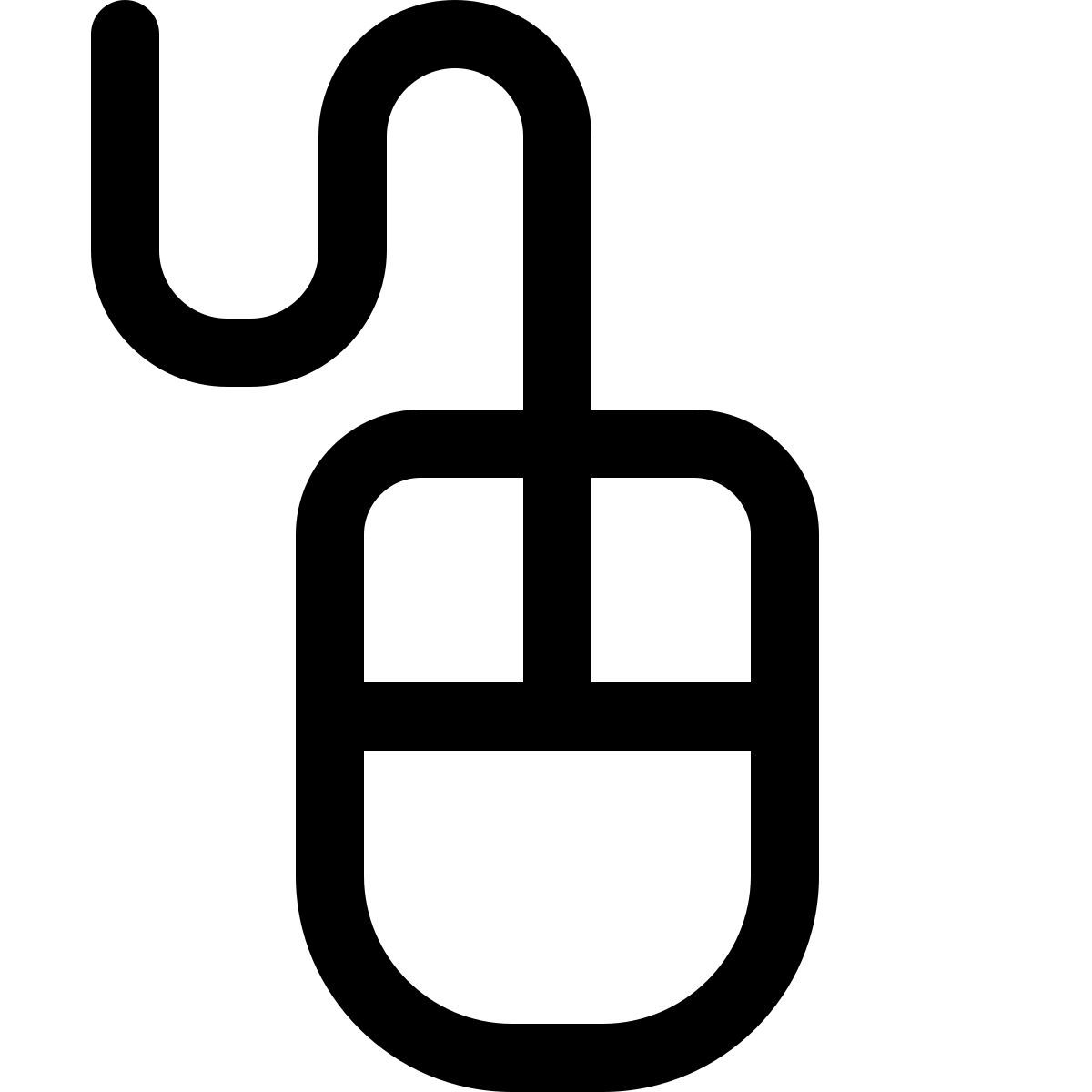 mouse com fio icon