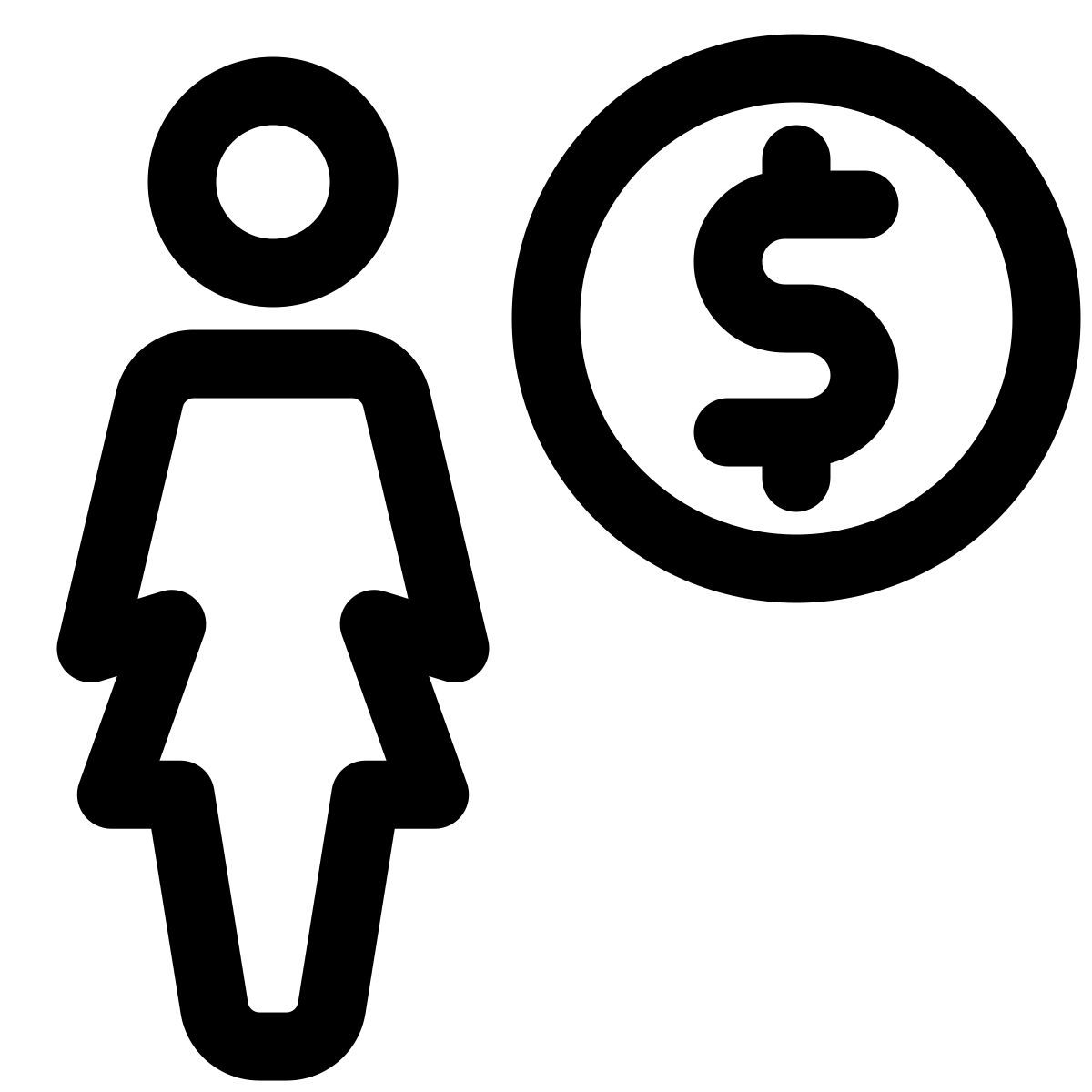 personal earnings icon