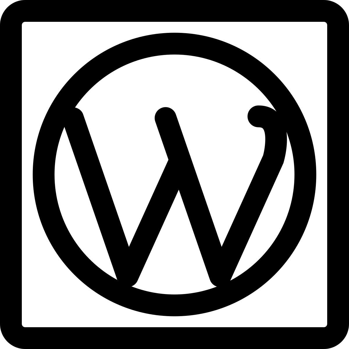 wordpress icon
