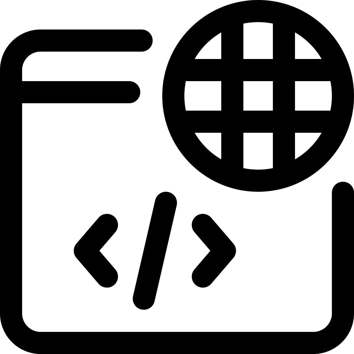 global code web icon