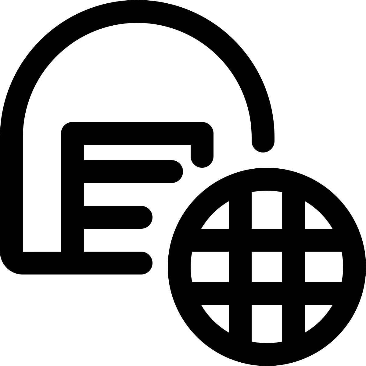 worldwide storage facility icon