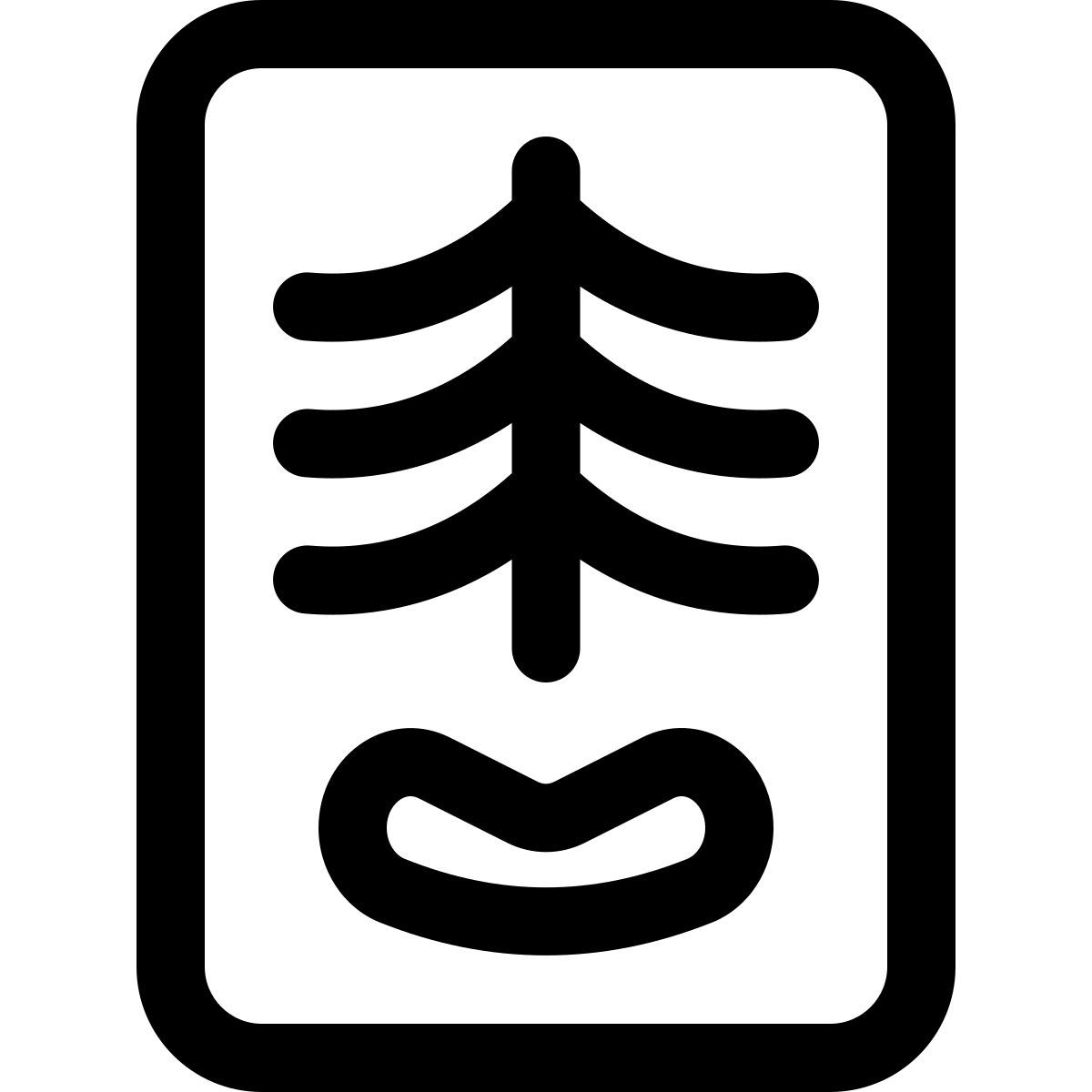 röntgen der wirbelsäule icon