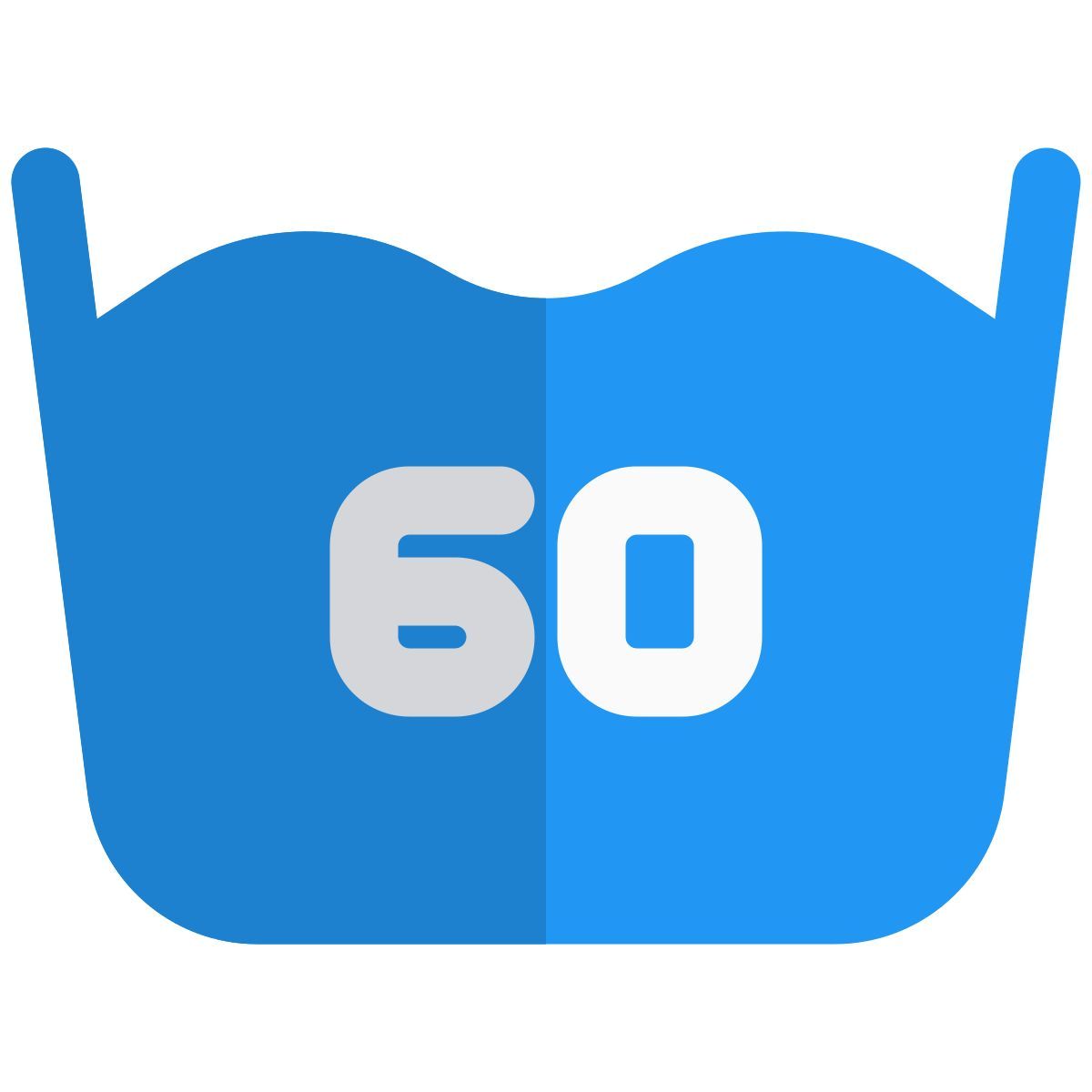 wash at 60 c icon