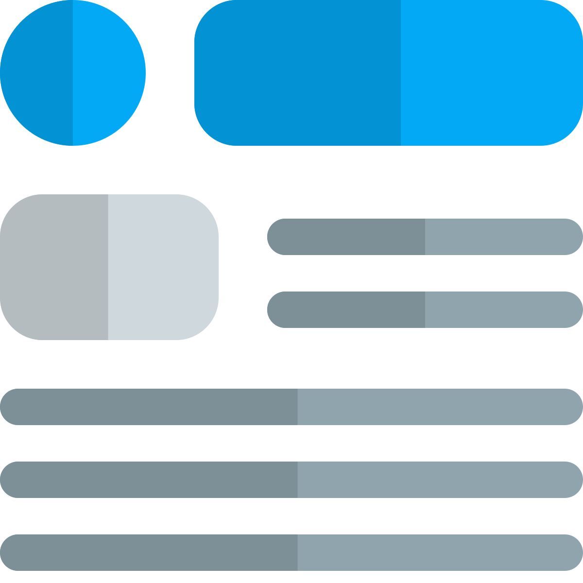 기사 레이아웃 icon