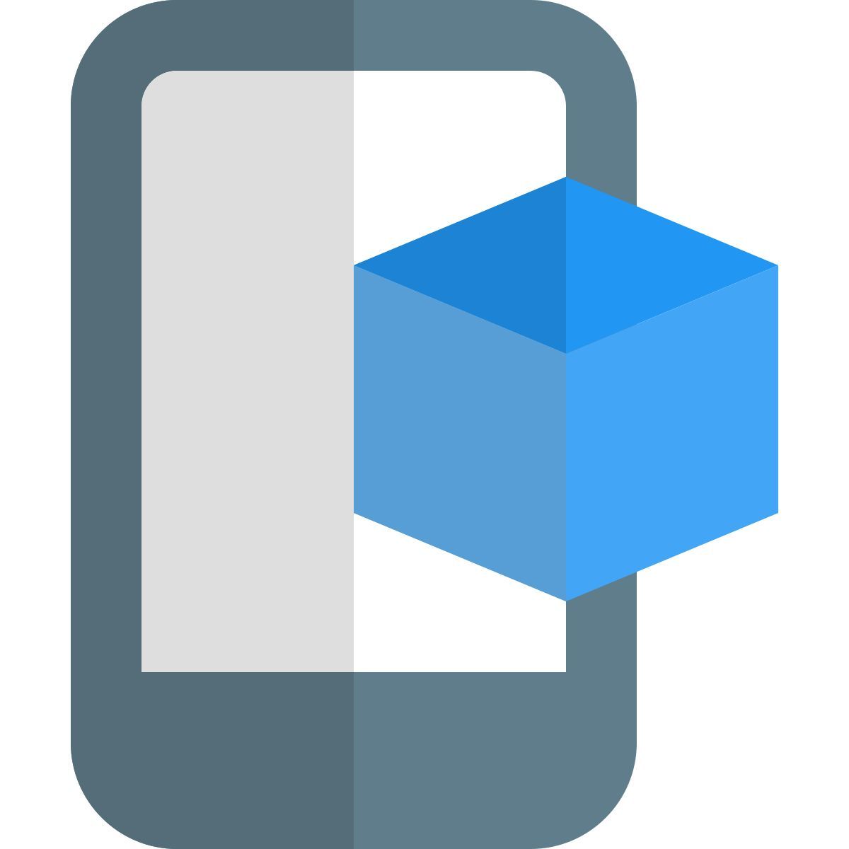 progettazione 3d sul telefono icon
