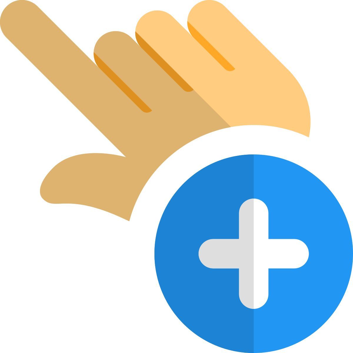 toque para agregar icon