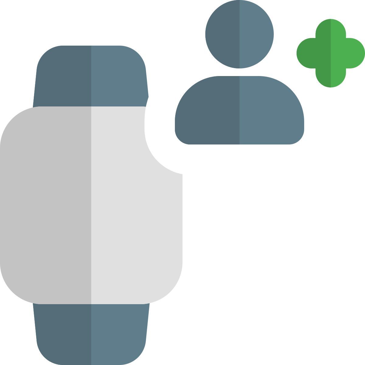 adicionar usuário de smartwatch icon