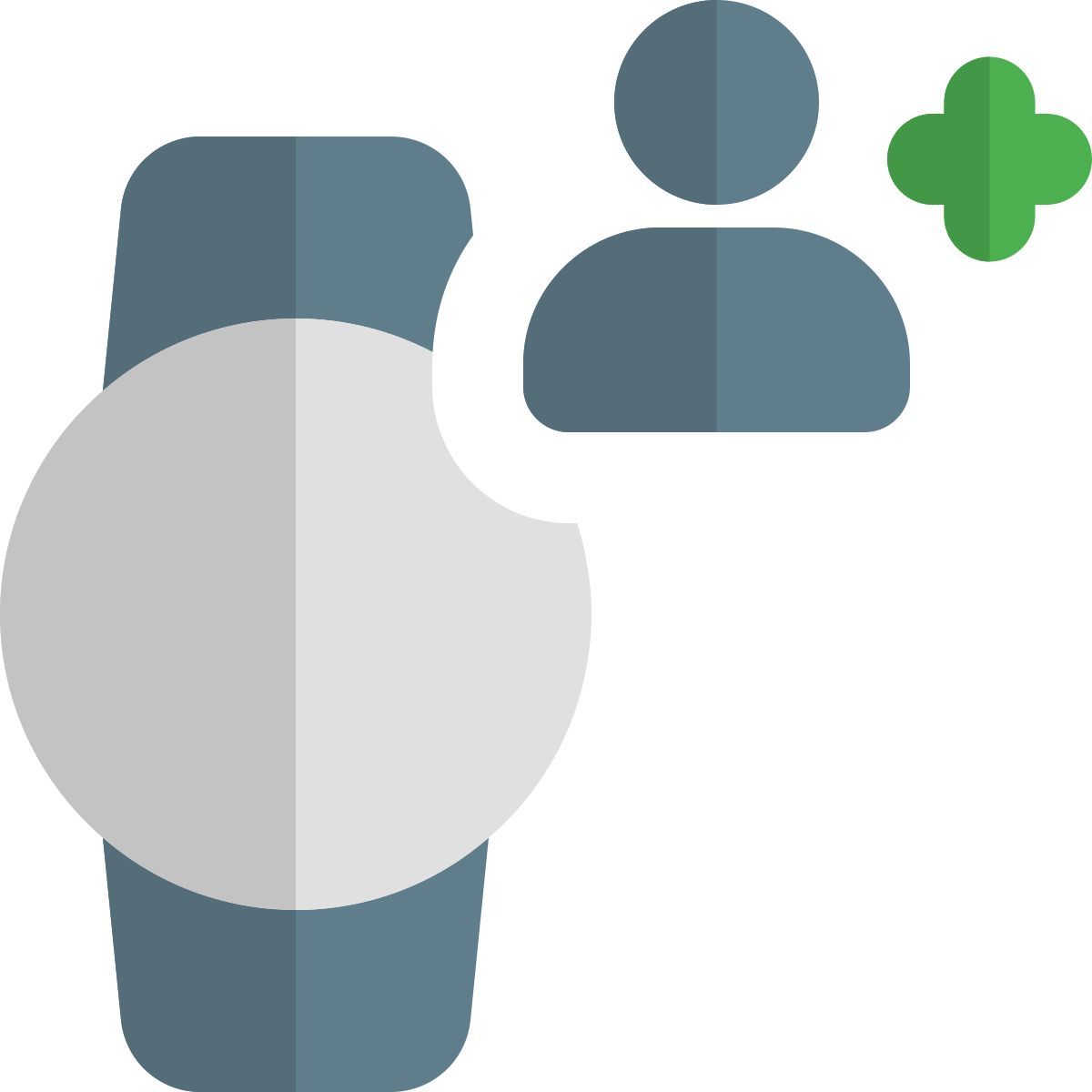 adicionar usuário de smartwatch icon