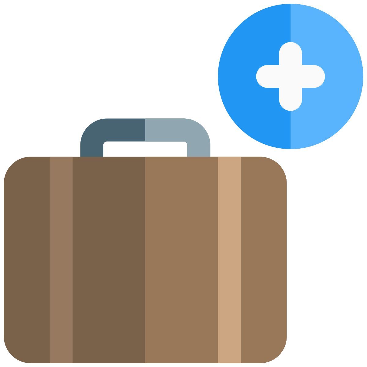 gepäck hinzufügen icon