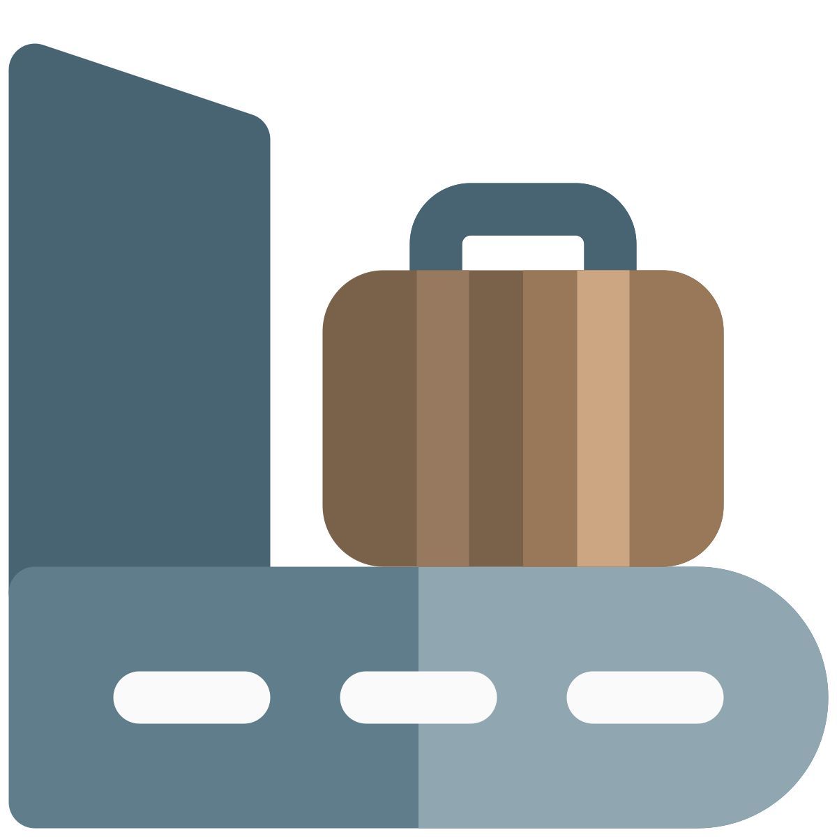 luggage security check icon
