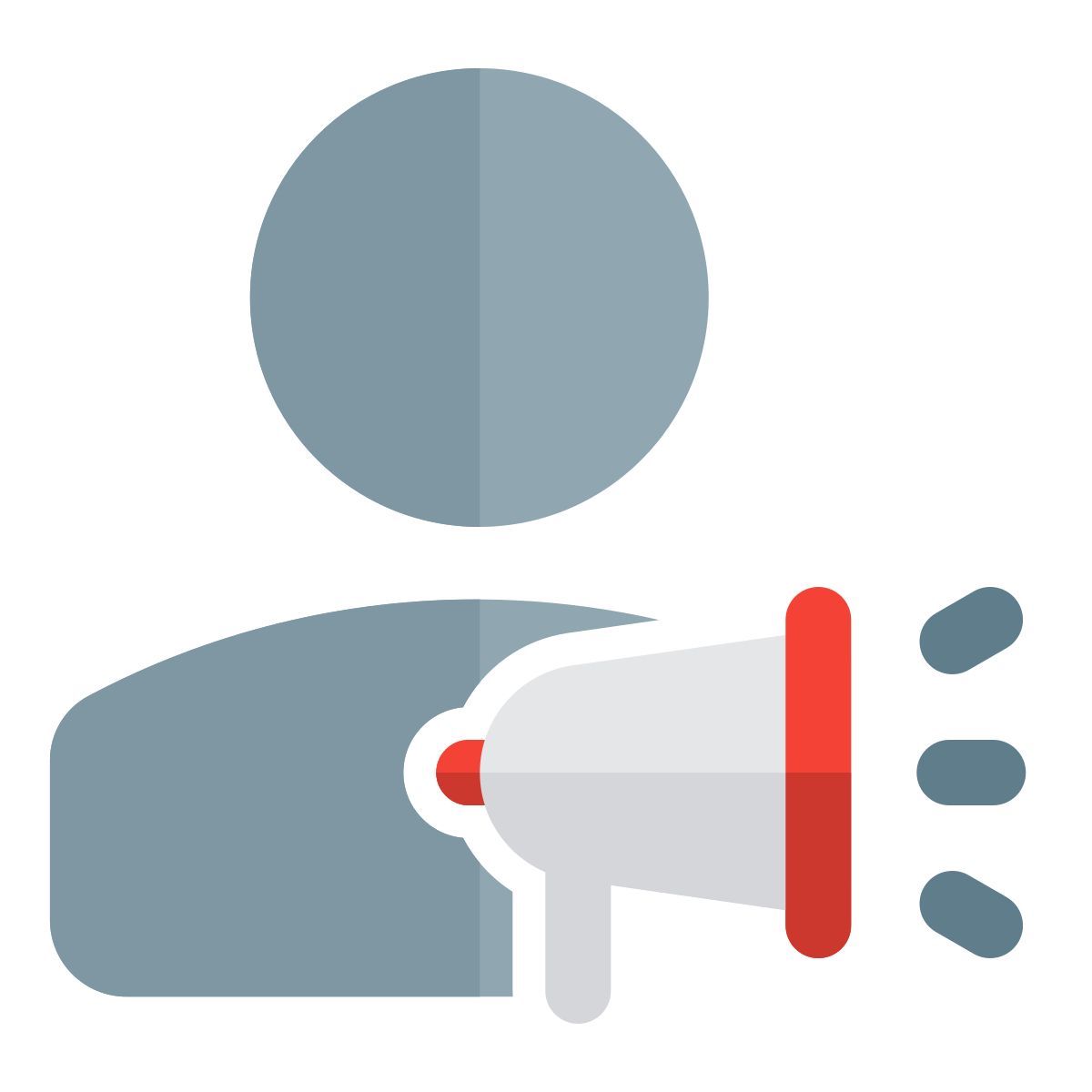 user announcement icon