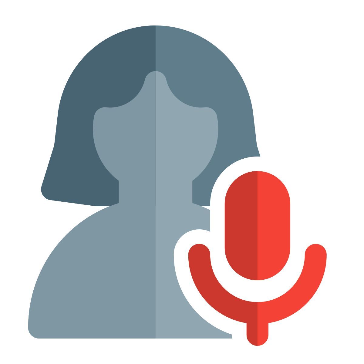 audio played by single user on a chat messenger icon