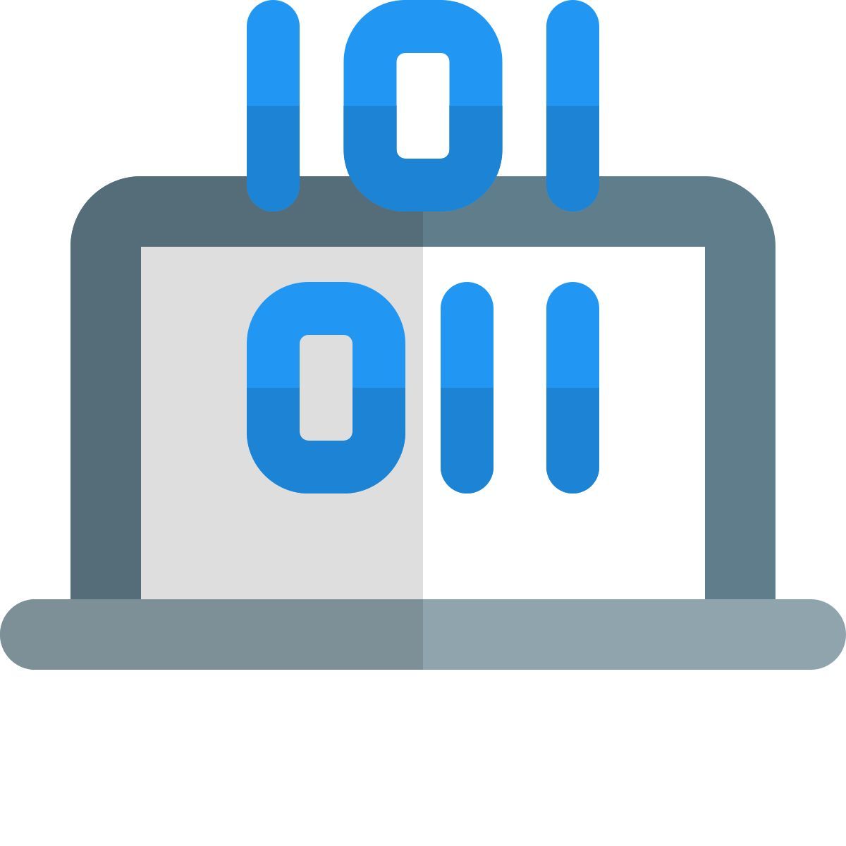 laptop coding icon