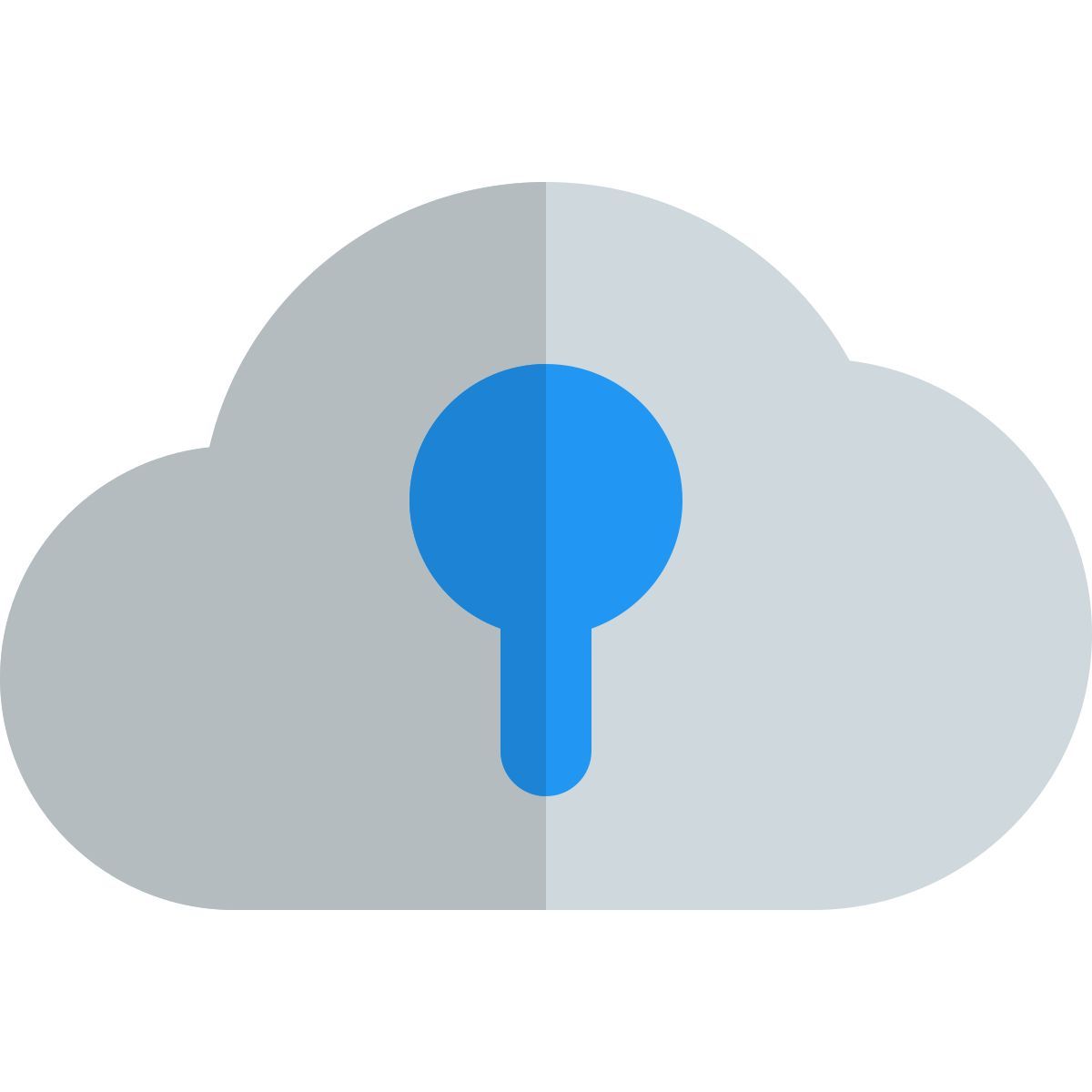 cloud lock in icon