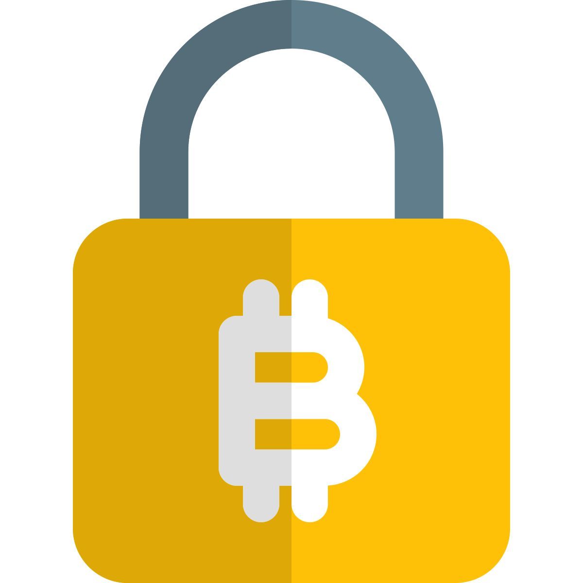 bitcoin lock icon