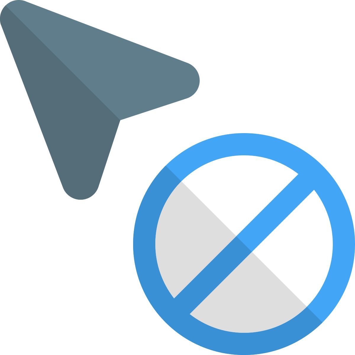 unavailable cursor icon