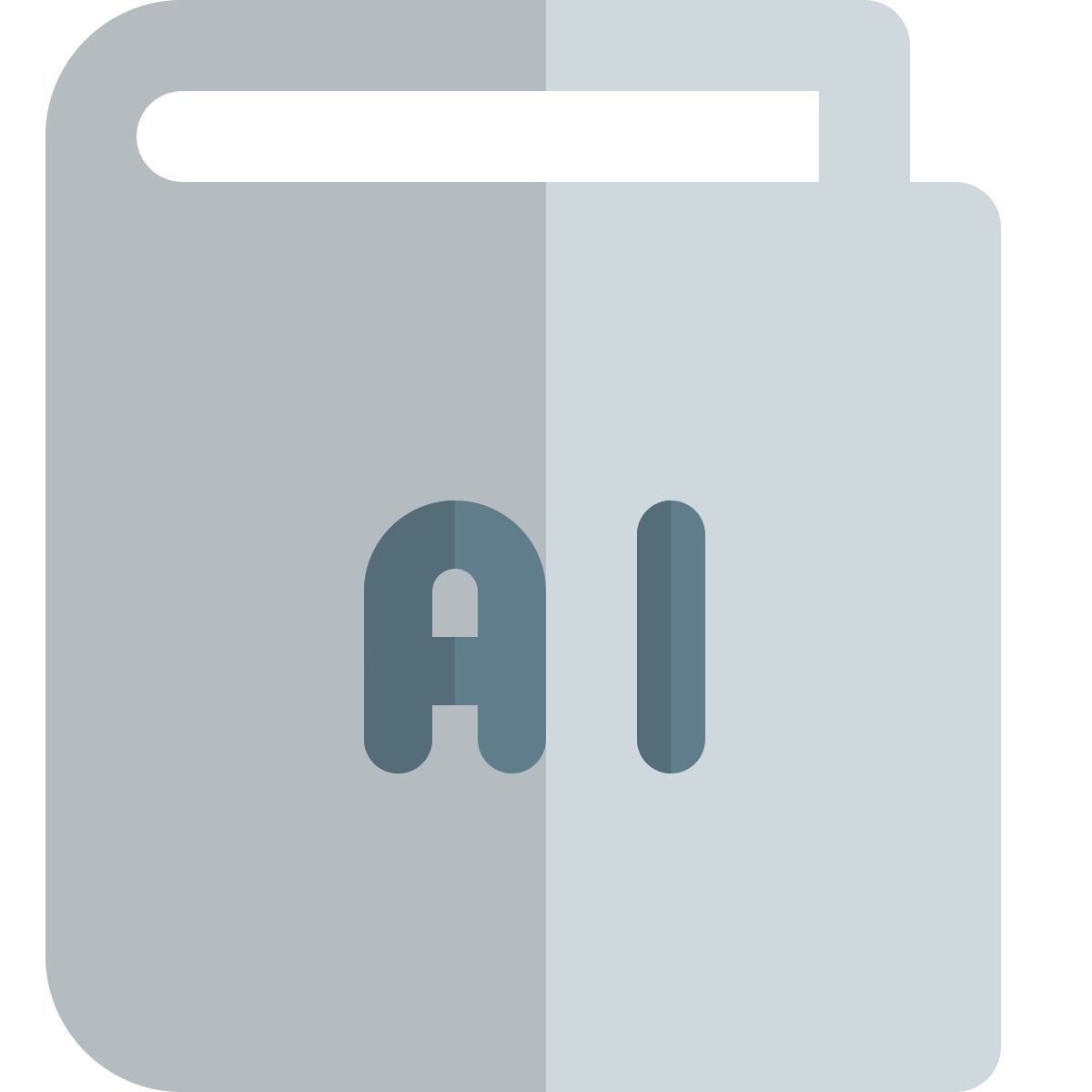 libro di intelligenza artificiale icon