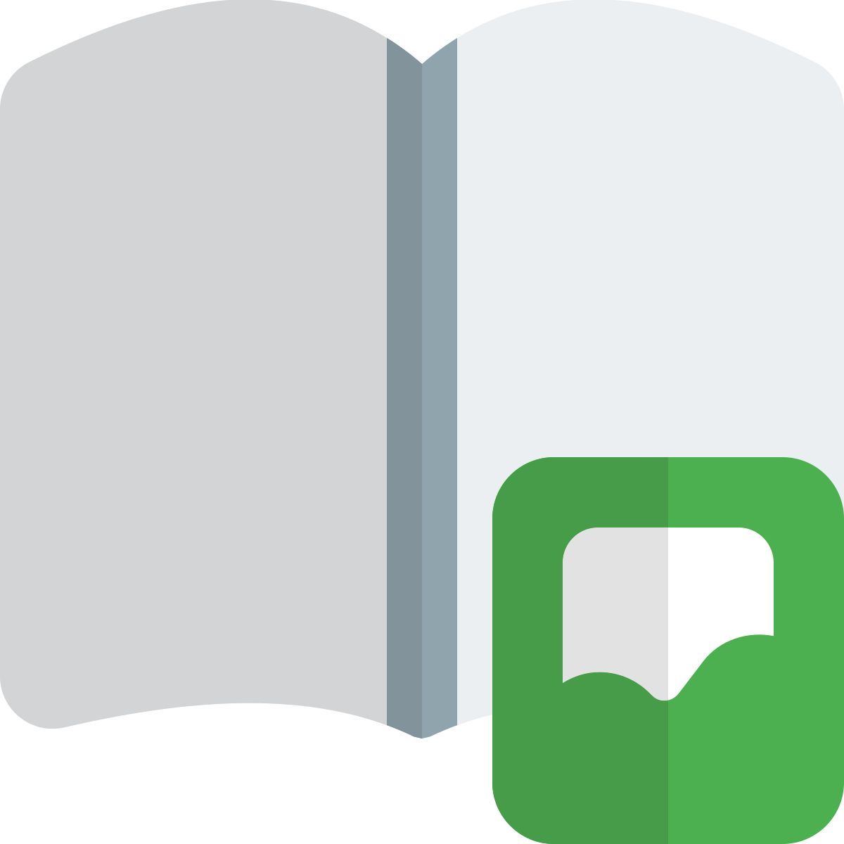 libro de texto ilustrado icon