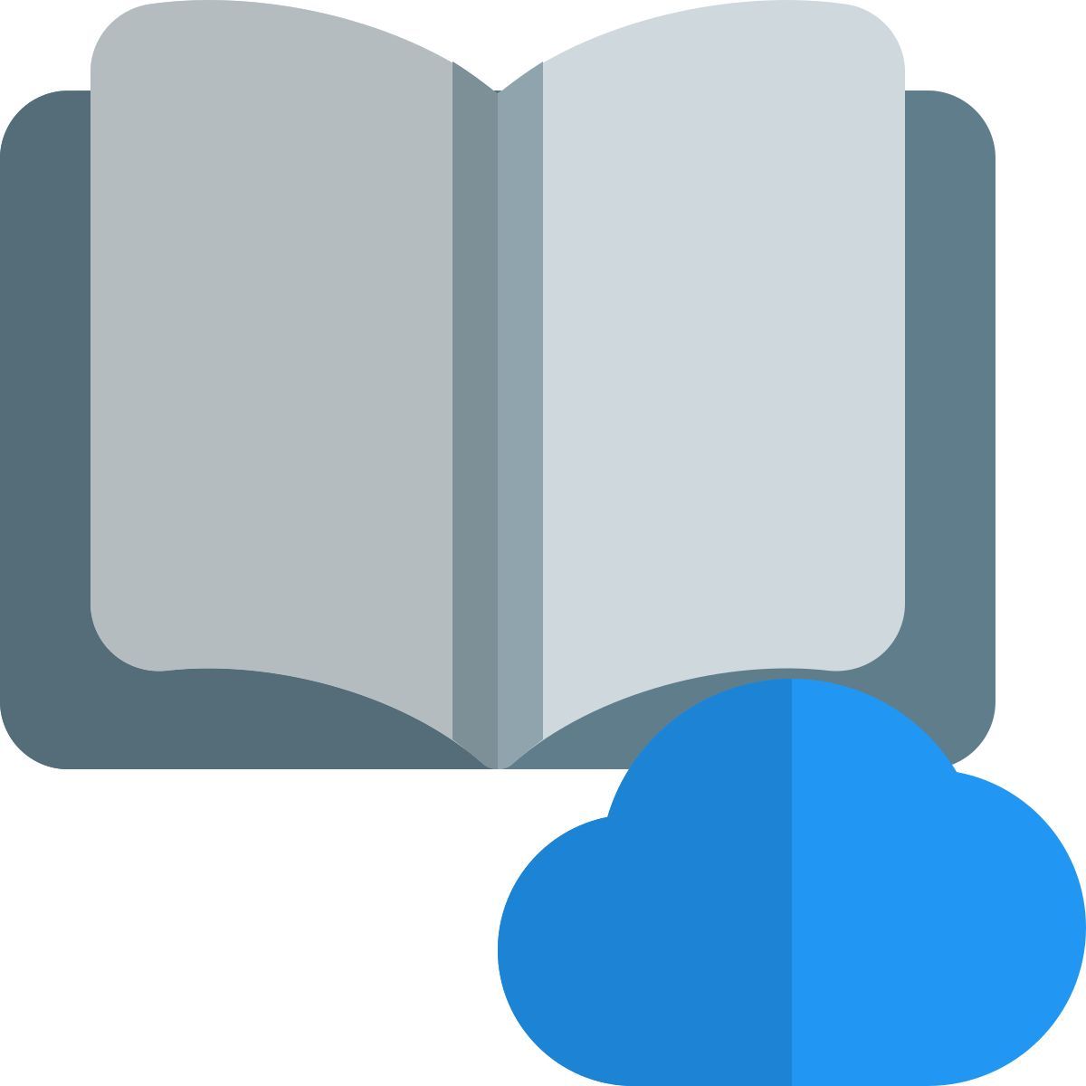 cloud book icon