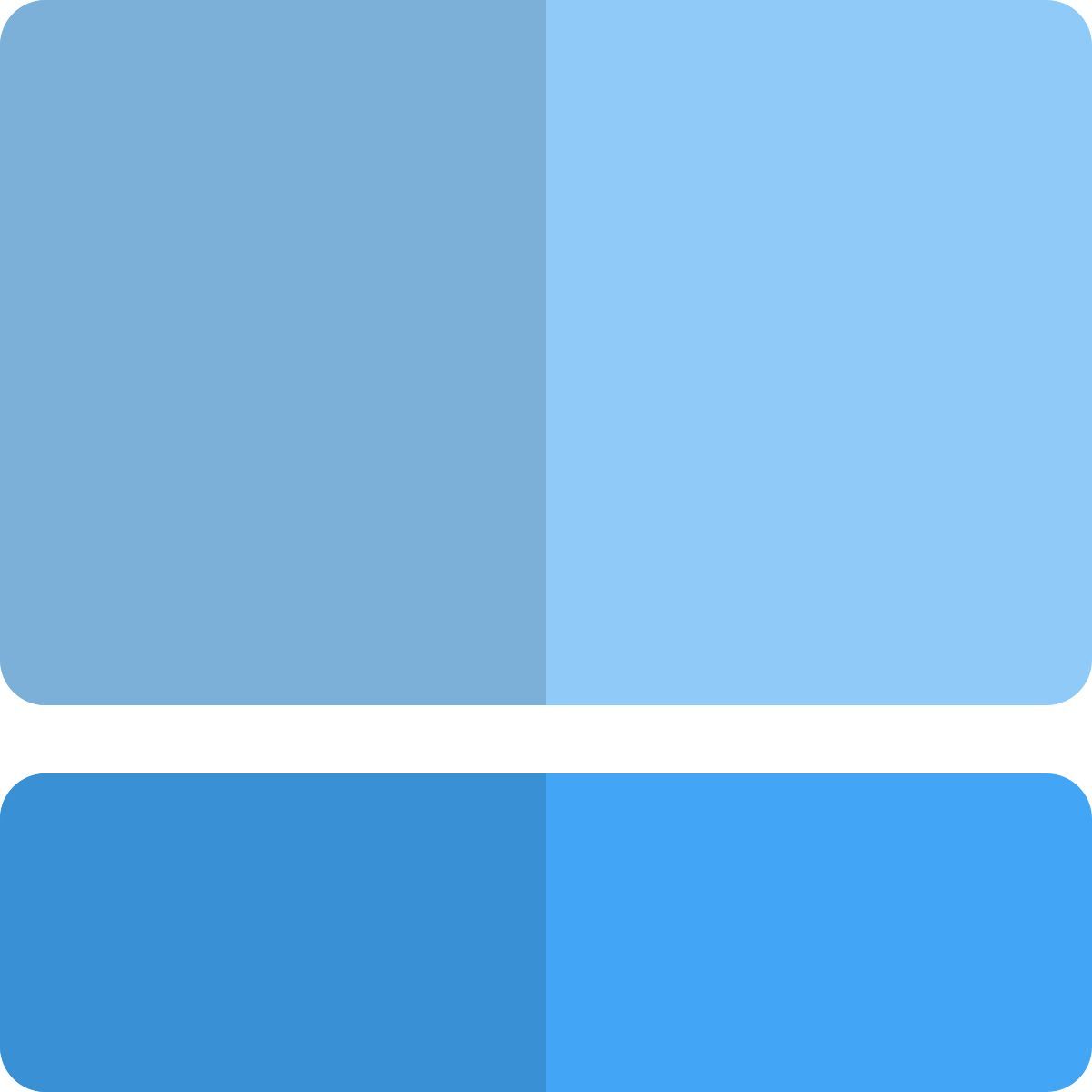 cuadrícula de barras horizontales icon