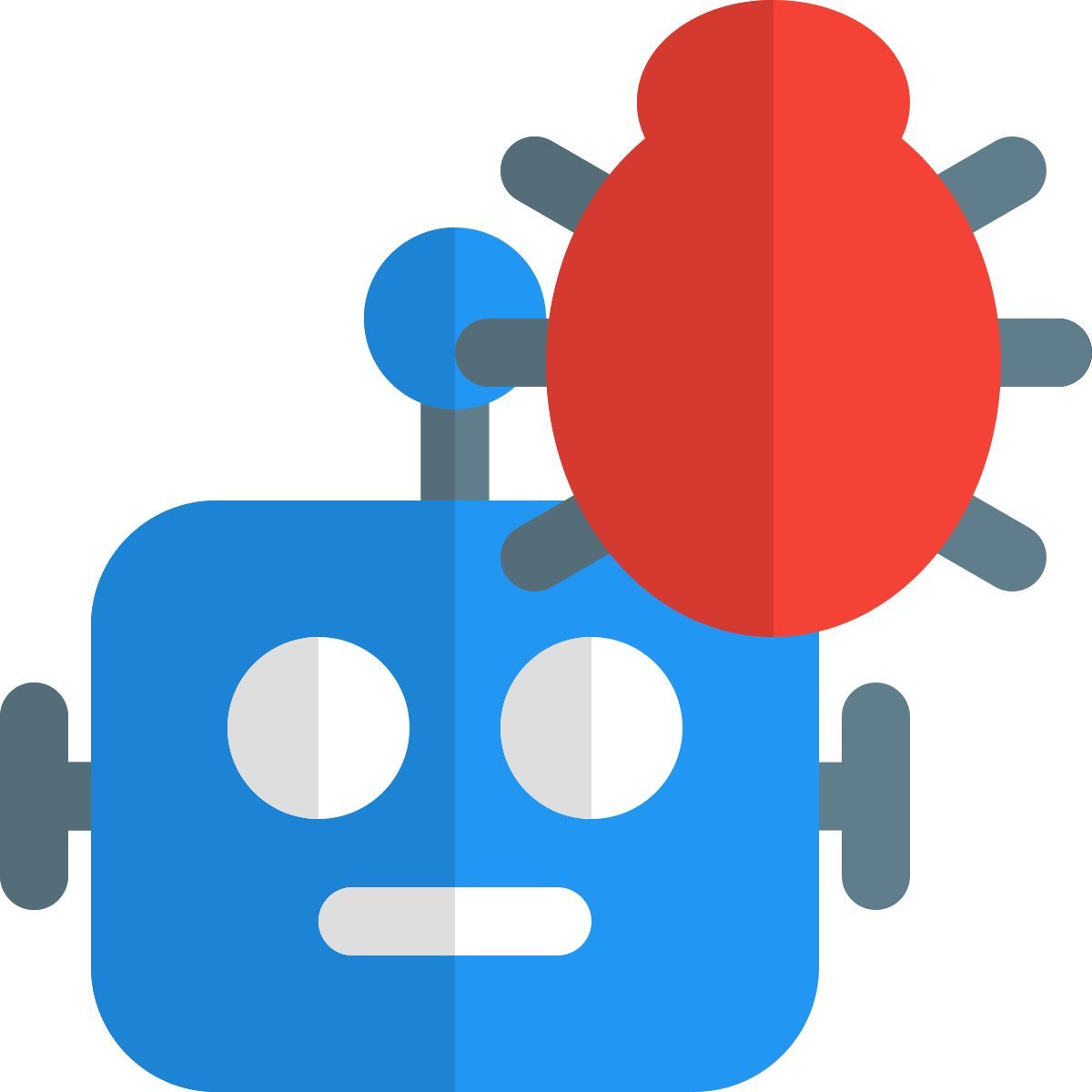 bug do sistema operacional do robô icon