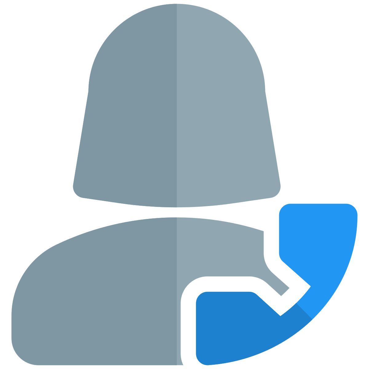 businesswoman with a conference call or phone notification icon
