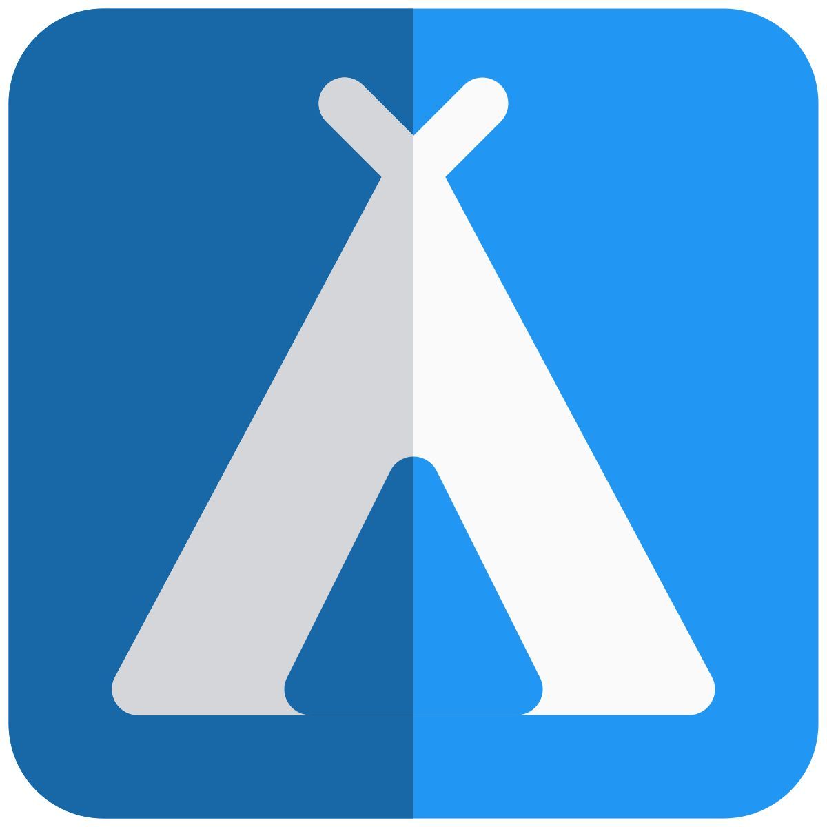 camping tent icon
