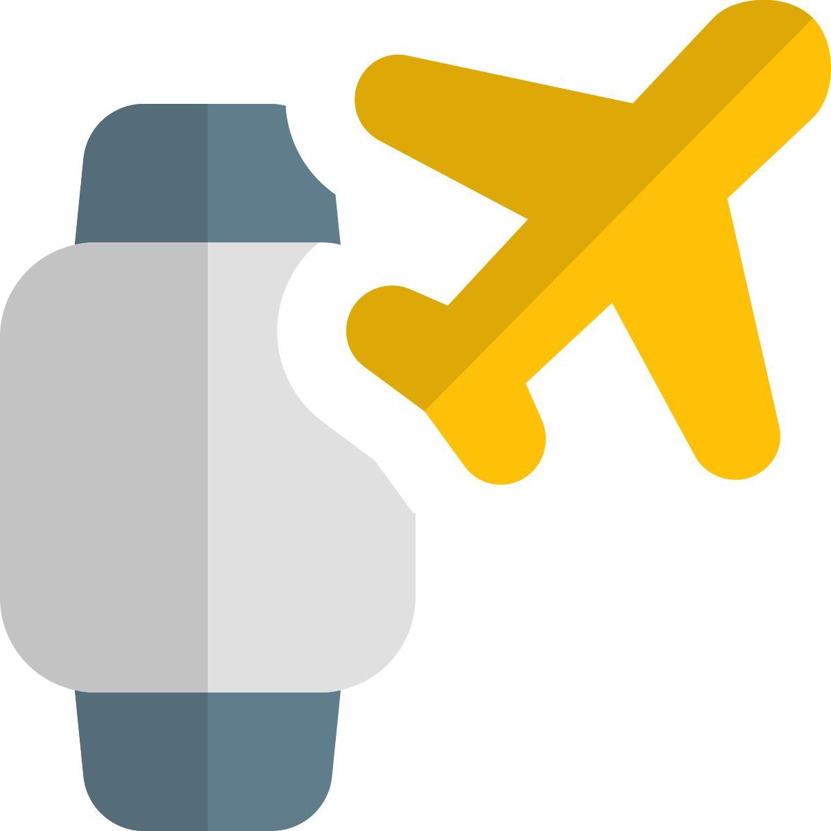 smartwatch airplane mode icon