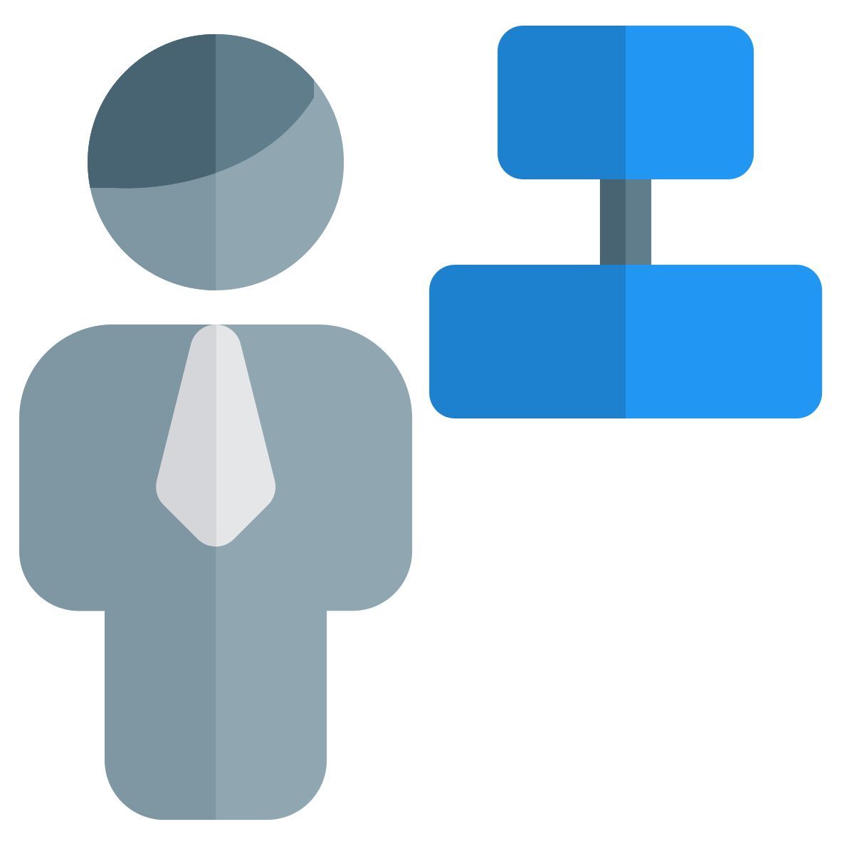 center alignment of a word document for an businessman to adjust icon