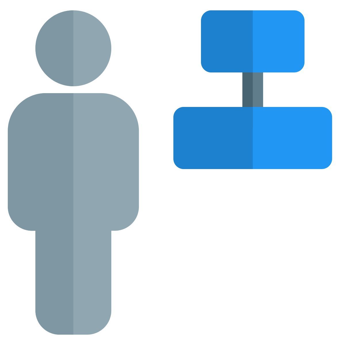 alignement central icon