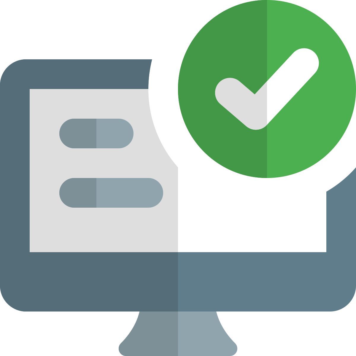 verifizierter computer icon