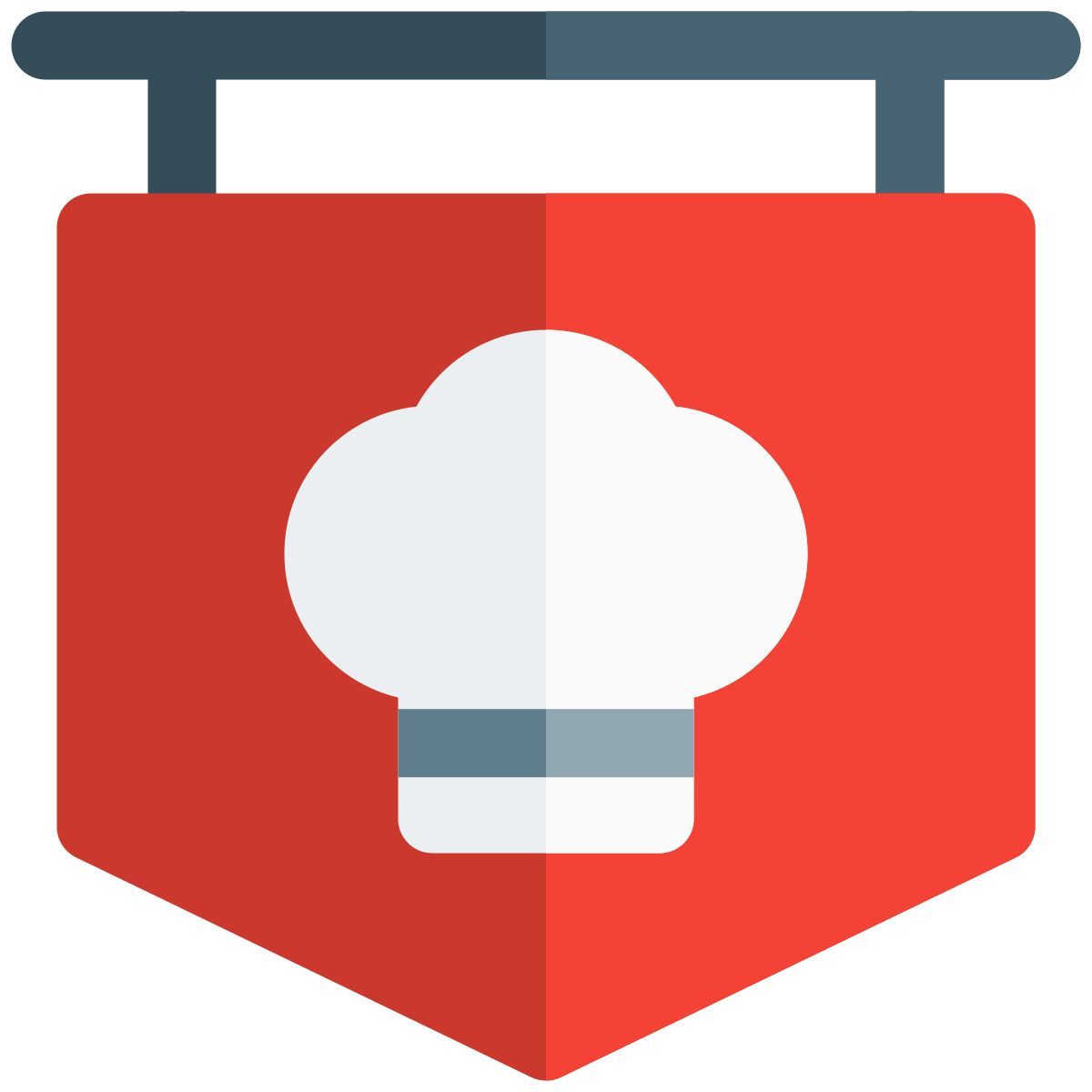 restaurant sign icon