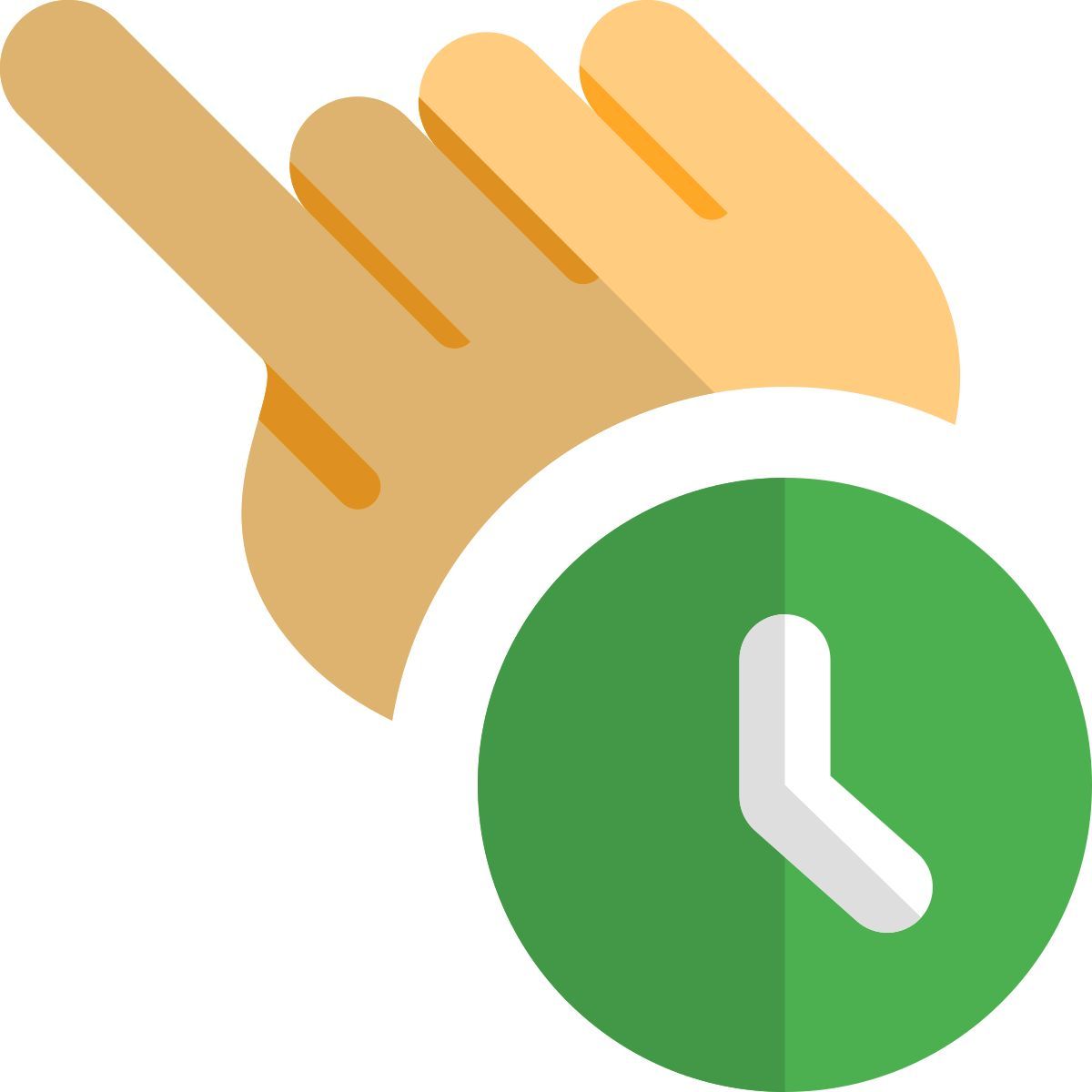 pressione e segure icon