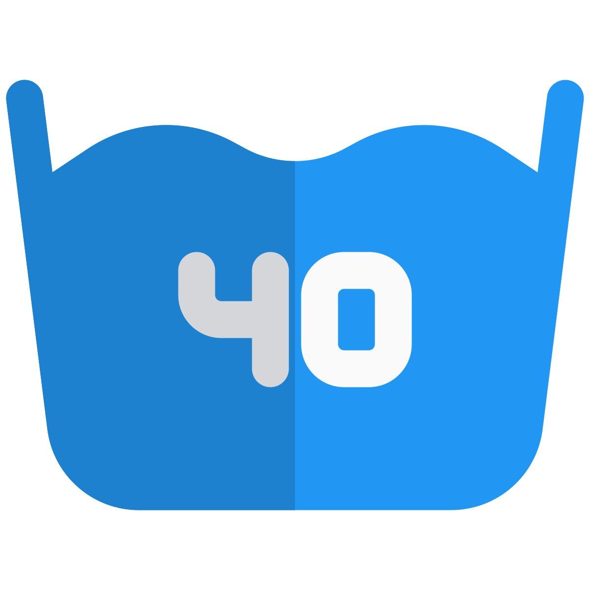 wash at 40 c icon