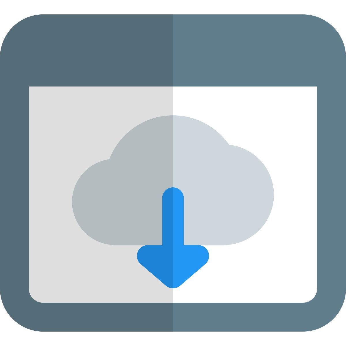 cloud data download icon