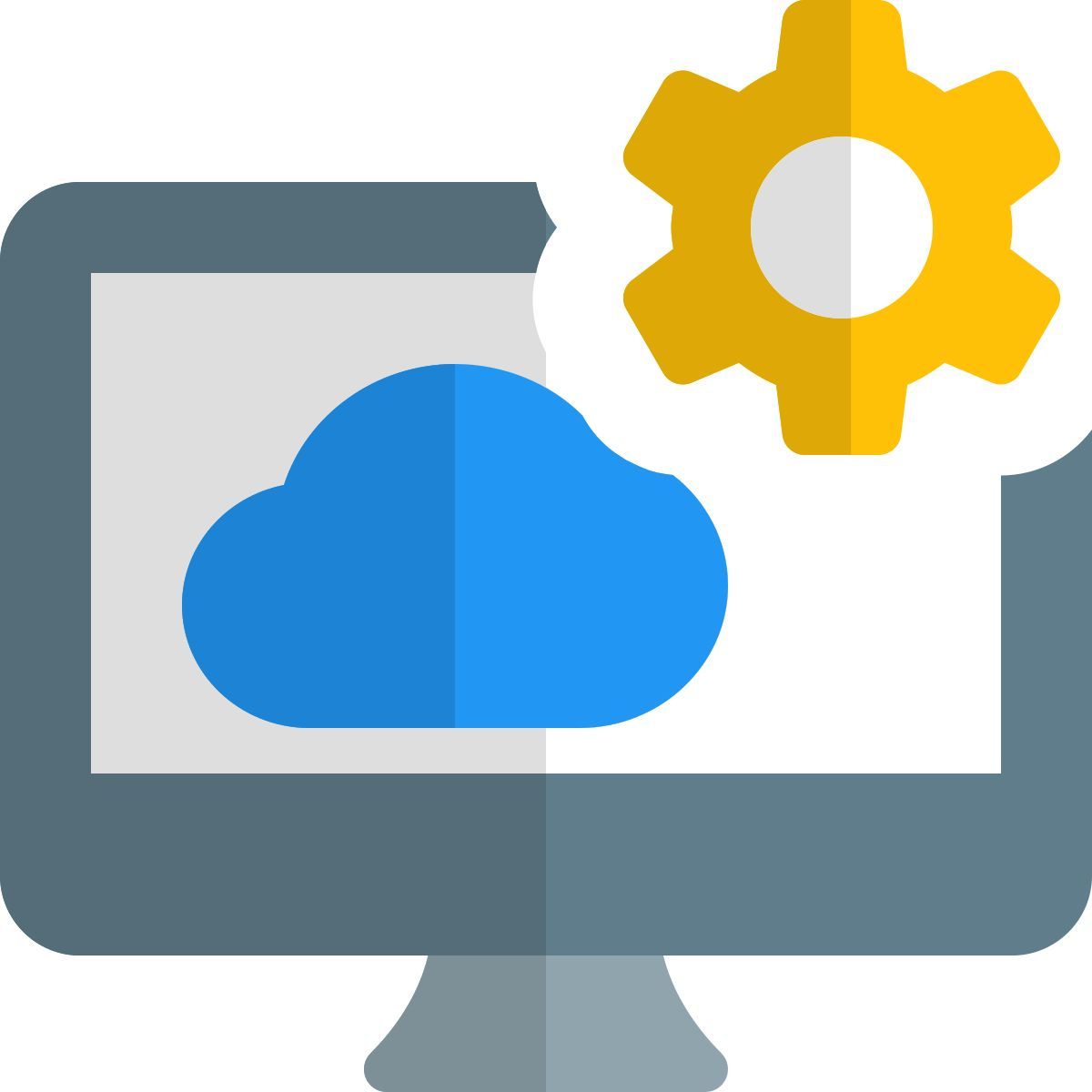 Impostazioni del software cloud icon