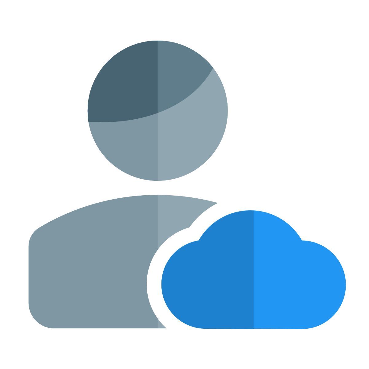 пользователь облака icon