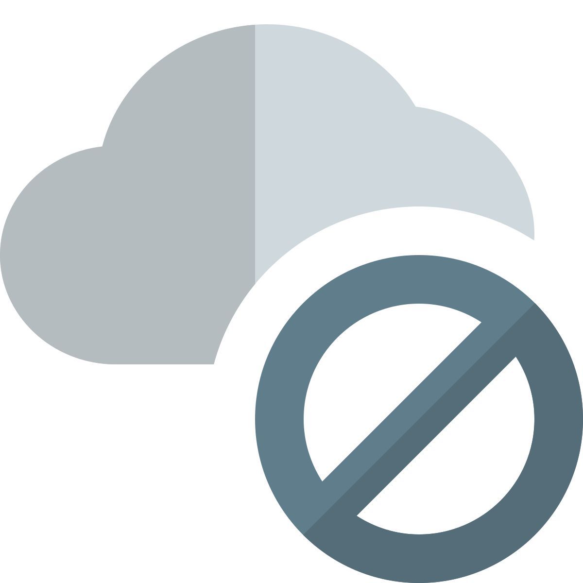 disabled cloud icon