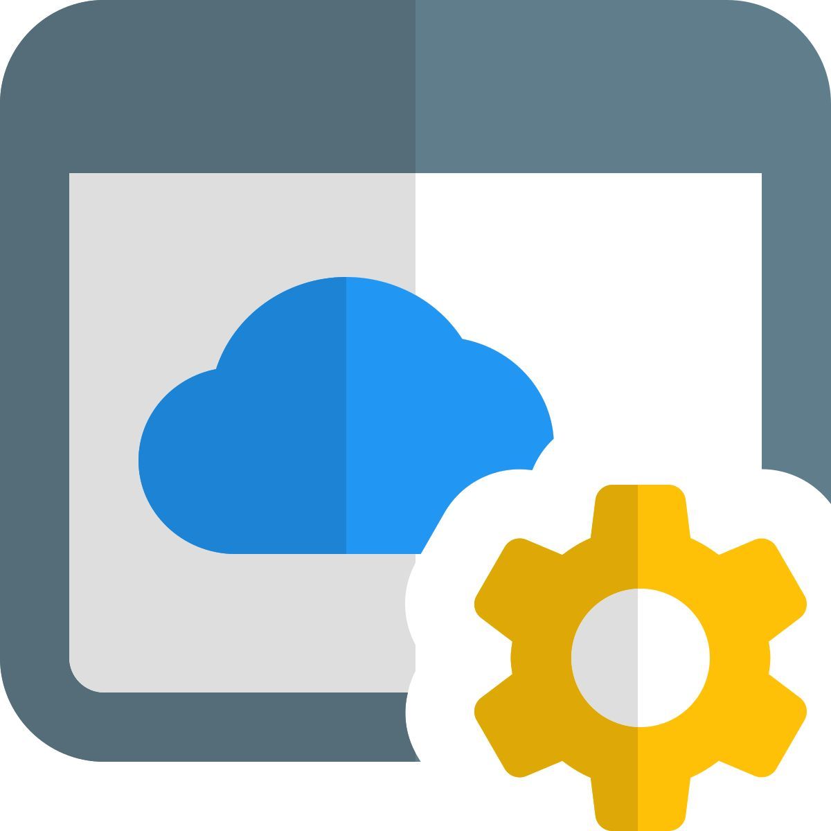 cloud server settings icon