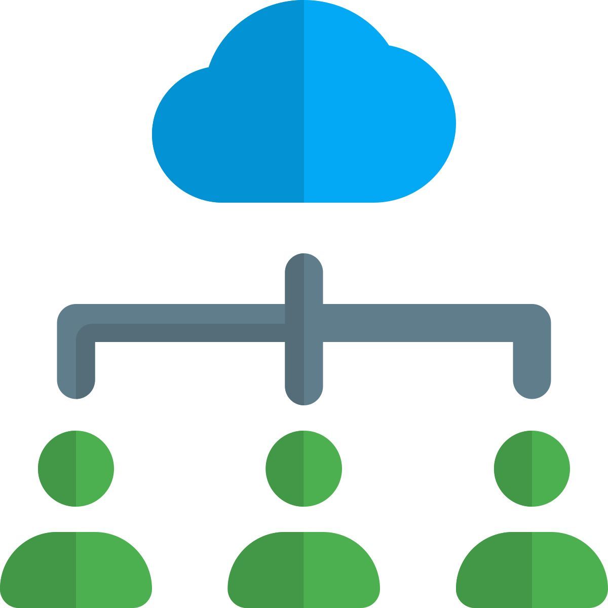 utilisateurs du cloud icon
