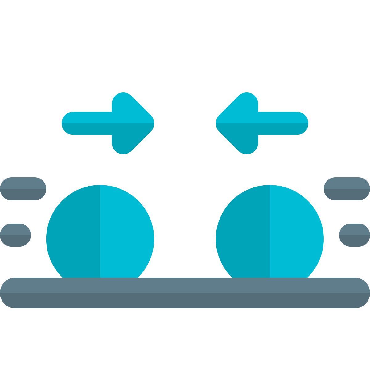 collisione esterna di sfere per ricreare l ombra della scienza energetica esistente tal revivo icon