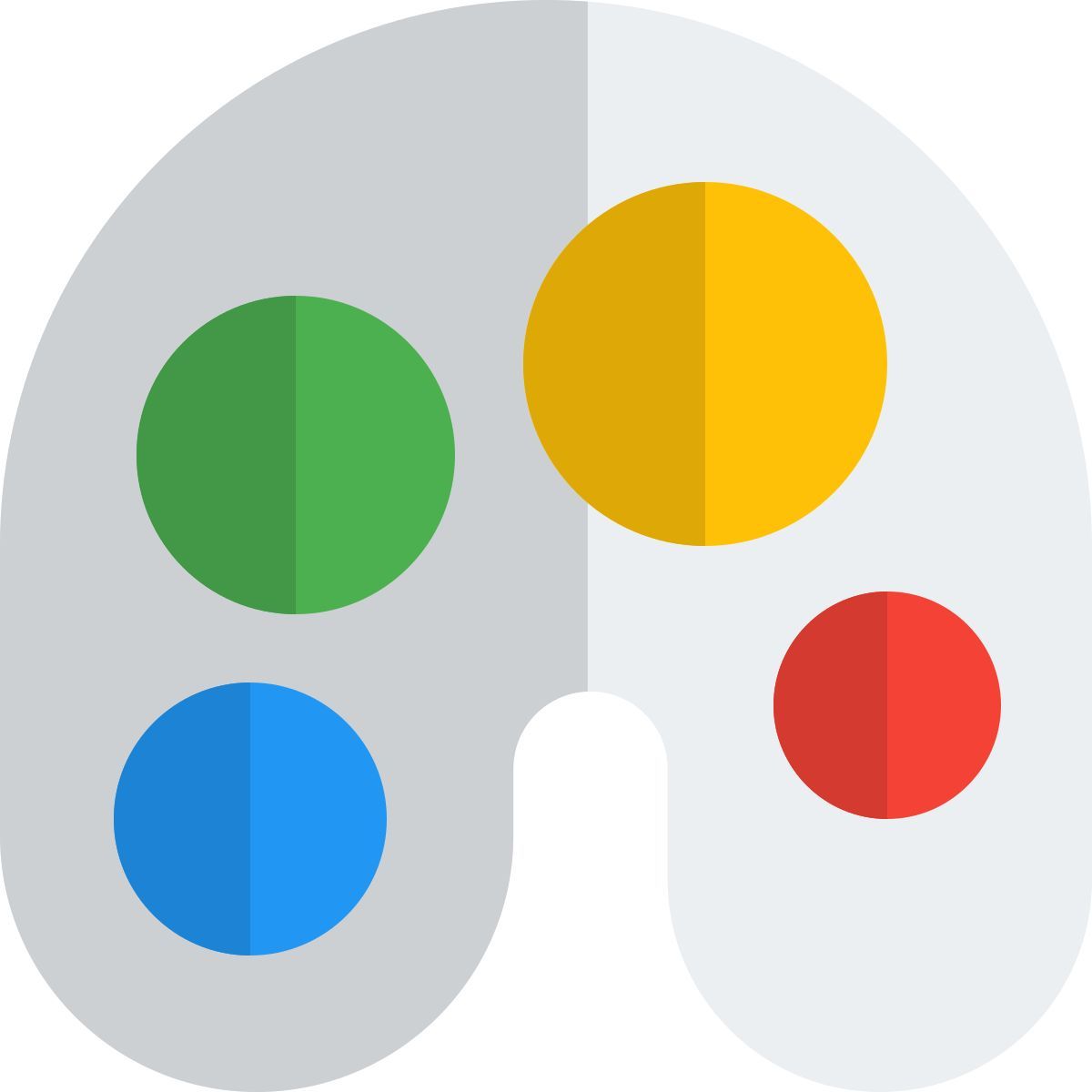 palette de couleurs icon