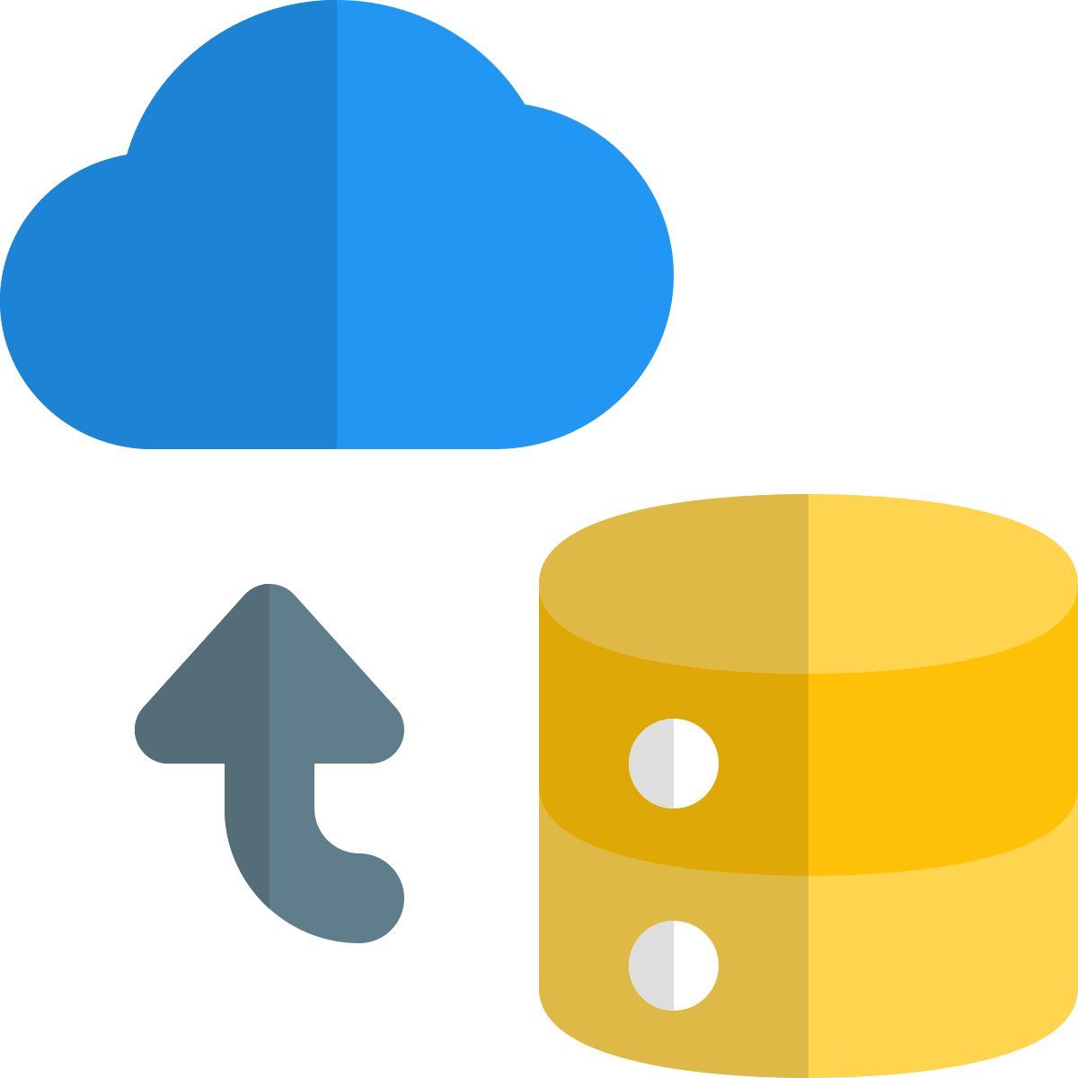 cloud data transfer icon