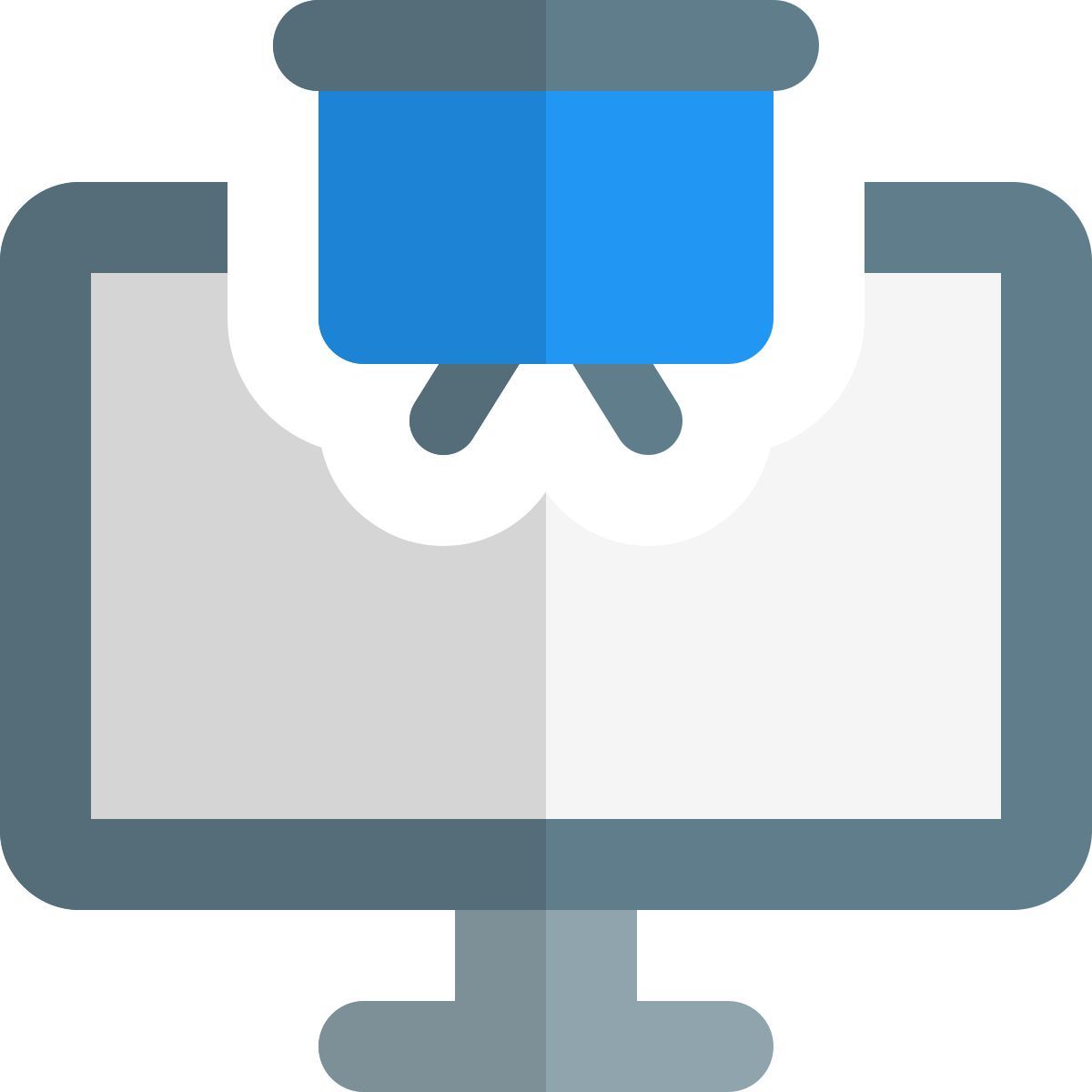 apresentação de desktop icon