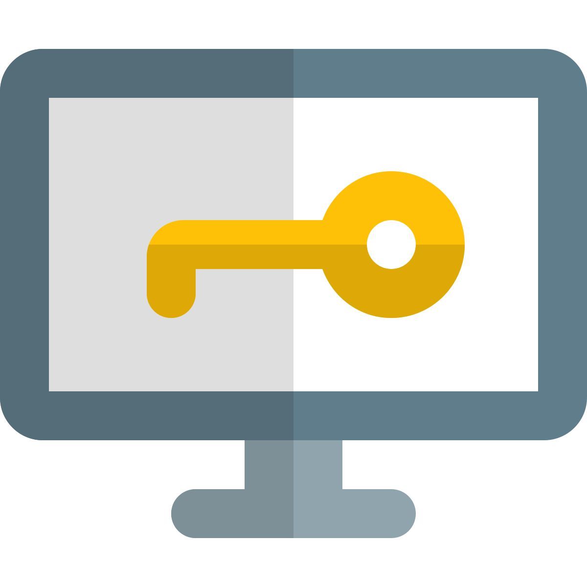 geschützter computer icon