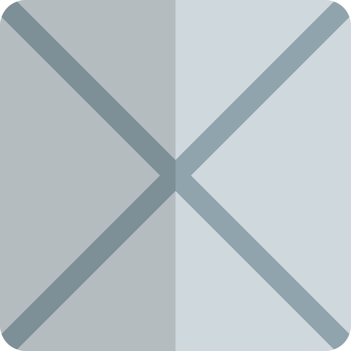 crossed square icon