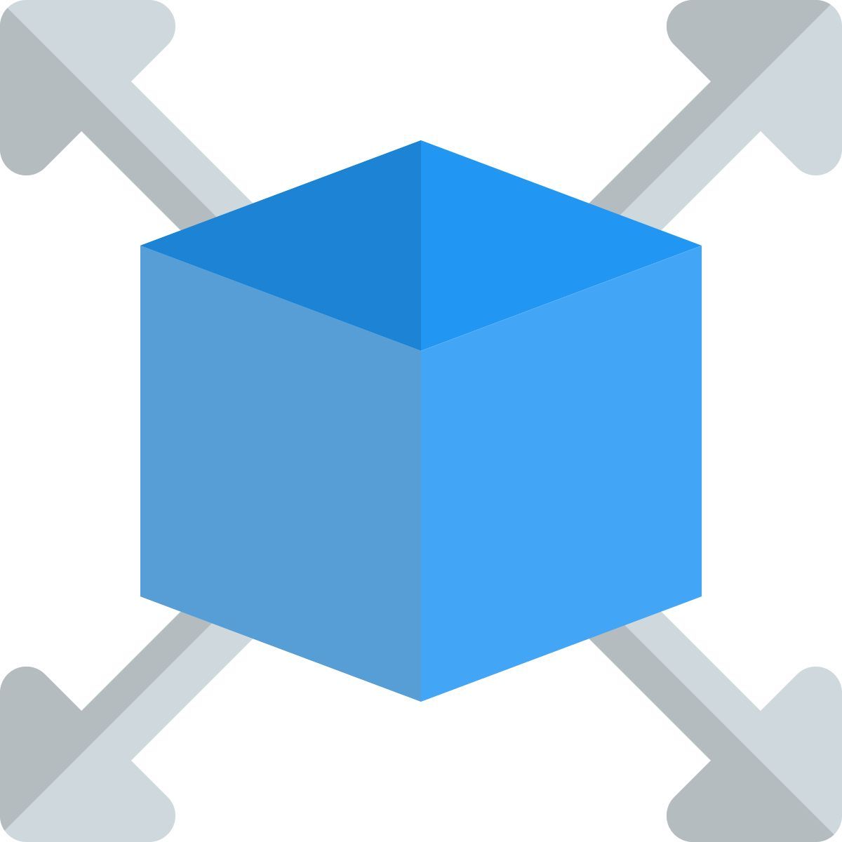 3d model corners icon