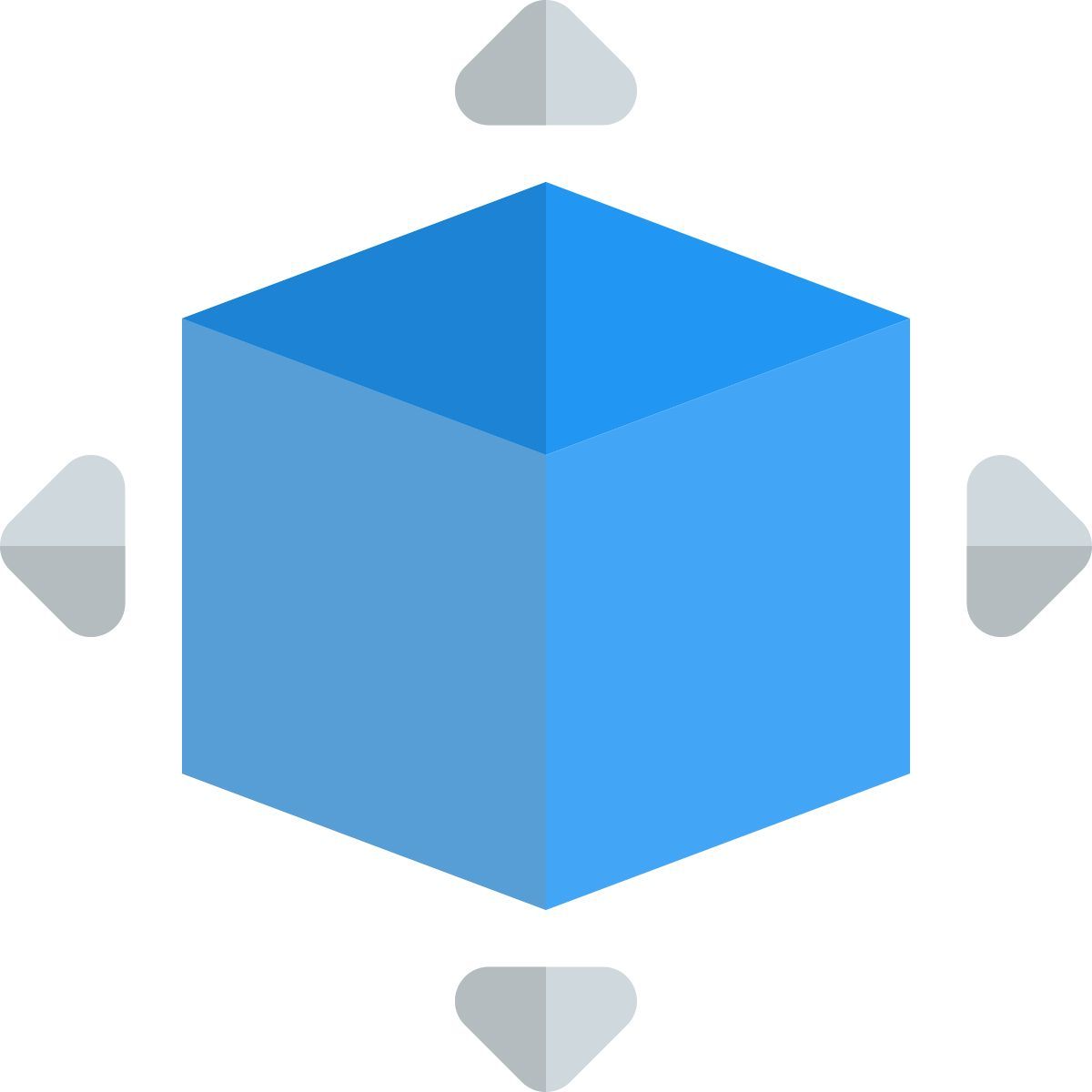 3d model direction icon